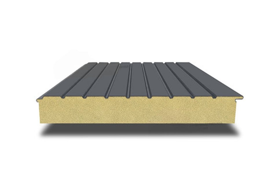 Двухслойная сэндвич-панель ППУ, 1000х120 мм, 0.5 Norman